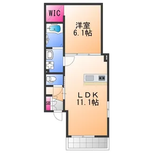 S−RANK豊中町【2階】の間取り