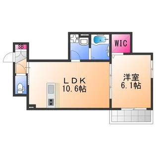 S−RANK豊中町【1階】の間取り