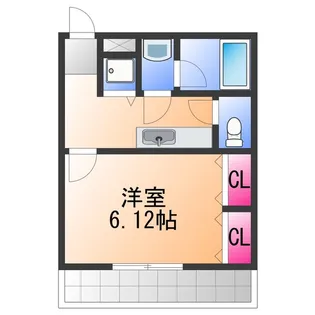 カモミールコート【2階】の間取り