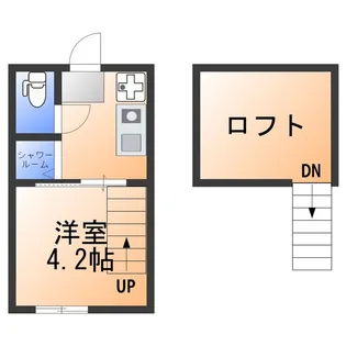 Climb鳳【1階】の間取り