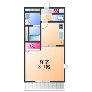 アムール高松東【1階】の間取り