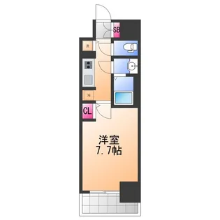 S-RESIDENCE堺浜寺axial【4階】の間取り