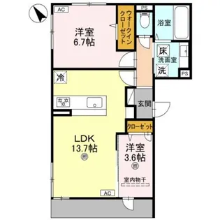 Azu Grace 【1階】の間取り