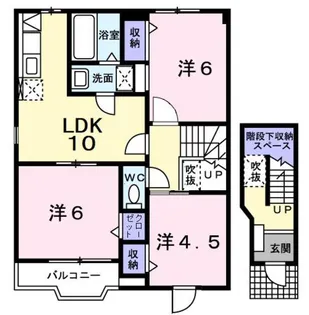 サンリット【2階】の間取り