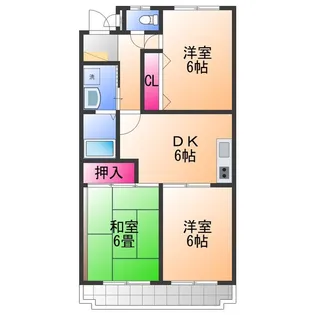 サン・シード【2階】の間取り