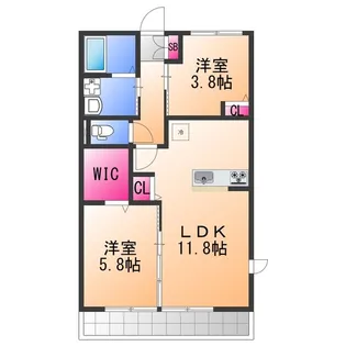 ノアージュⅢ【1階】の間取り