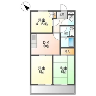 ベルフォーレ日根野【3階】の間取り