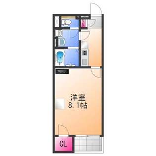 クレイノプルメリア【2階】の間取り