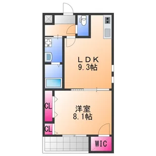 プロスペリティーK−Ⅱ【2階】の間取り