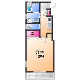 泉佐野HIRANOⅡ【3階】の間取り