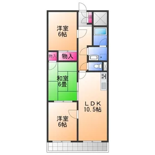 ル・シェンテ【2階】の間取り