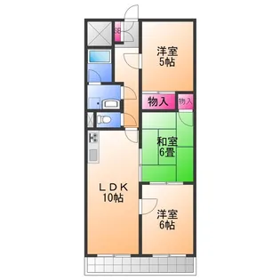 ル・シェンテ【2階】の間取り