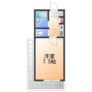 メゾン阪南Ⅱ【3階】の間取り