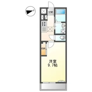 シーサイドレジデンスNK【2階】の間取り