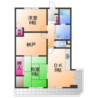 オリーブ沼【4階】の間取り