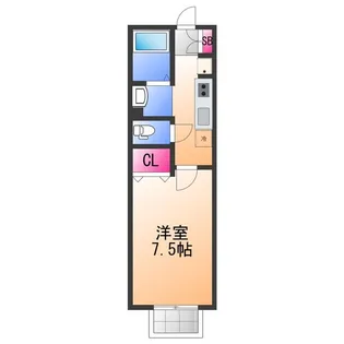 シャルマンコート【1階】の間取り
