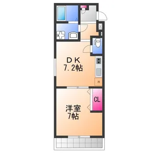 Feliz高石千代田【2階】の間取り
