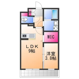サザンクレスト高師浜【5階】の間取り