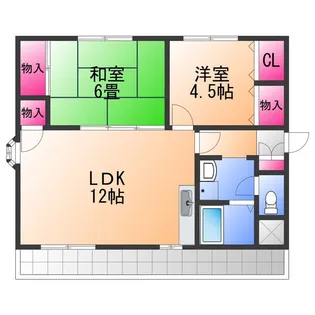 ステートリー羽衣【3階】の間取り