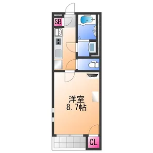 クレイノのぞみ野【1階】の間取り