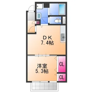 ピアチェーレⅡ【1階】の間取り