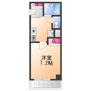 ロジュマン泉佐野【3階】の間取り