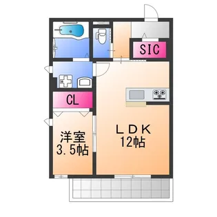 パストラル スプリング【2階】の間取り