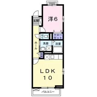 ブリーゼ・F Ⅱ【2階】の間取り