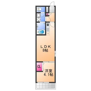 KS NORTH PLASE【2階】の間取り