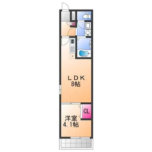 KS NORTH PLASE【1階】の間取り