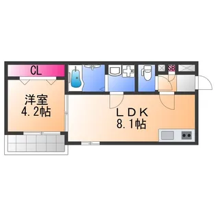 KS NORTH PLASE【2階】の間取り