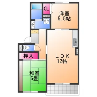 グッドライフ21 B【1階】の間取り