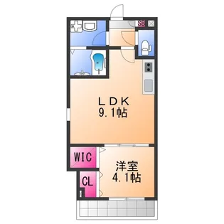 (仮称)ジーメゾン高石リュクス【2階】の間取り