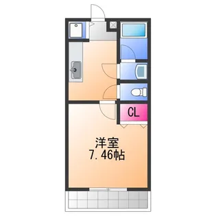 ディア コート高松【2階】の間取り