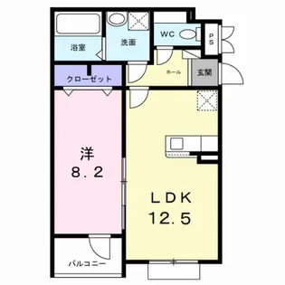 ヒカルサ岸和田畑町【2階】の間取り