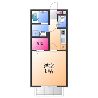 ジェンネ降井【2階】の間取り