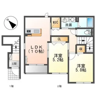 SKルミナーレ【2階】の間取り