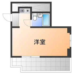 シャルマンフジ大体大【4階】の間取り