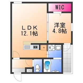 フジパレス高石駅南Ⅱ番館【3階】の間取り