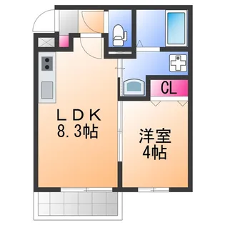 ALEGRIA泉佐野鶴原North【1階】の間取り