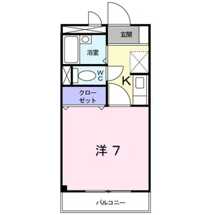 サンモール北川【1階】の間取り