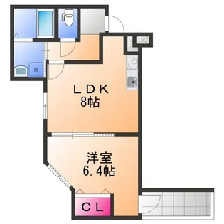 フジパレス岸和田駅前Ⅰ番館【2階】の間取り