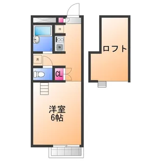 エアフラッツ【2階】の間取り