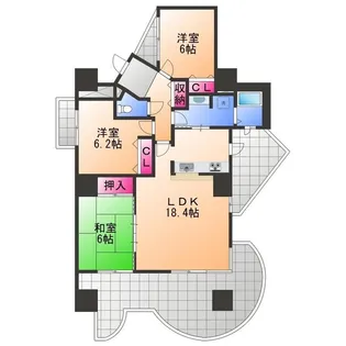 グランドメゾン和泉中央1番館【11階】の間取り