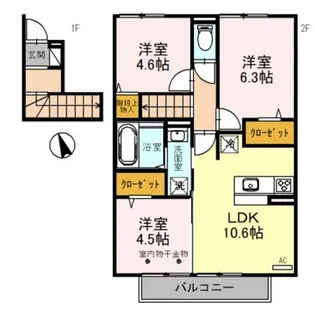 T−room【2階】の間取り