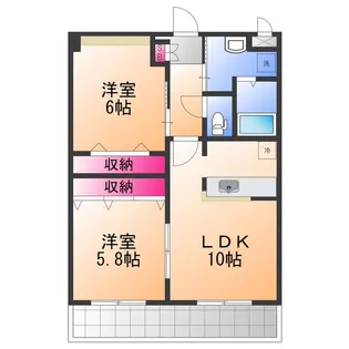 ロイヤルコート【1階】の間取り