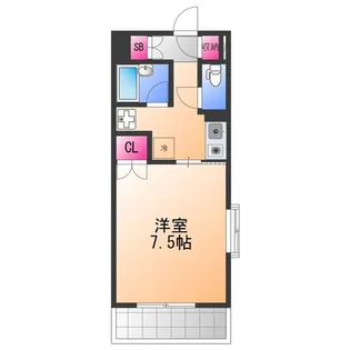 セジュールりんくう【2階】の間取り