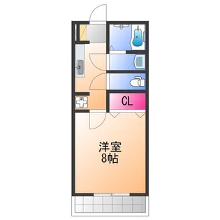 プライム日根野【1階】の間取り