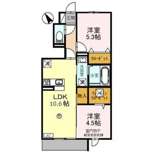 Maison de Grace【1階】の間取り