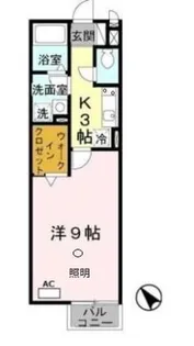 グランパルク・コーズ【1階】の間取り